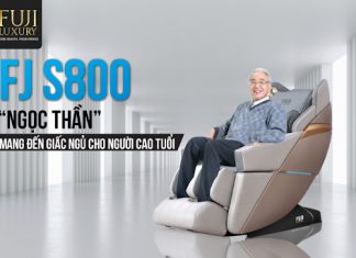 Ghế massage FJ S800 “ngọc thần” mang giấc ngủ cho người cao tuổi